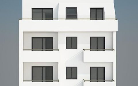 Λαοδικείας 37 6ώροφη οικοδομή - εμπρός όψη